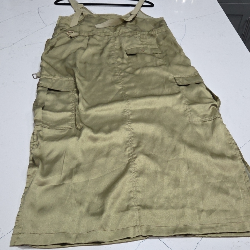 Love The Lavel  Olive Utility Dress Sz Medium New With Tags - Picture 16 of 16